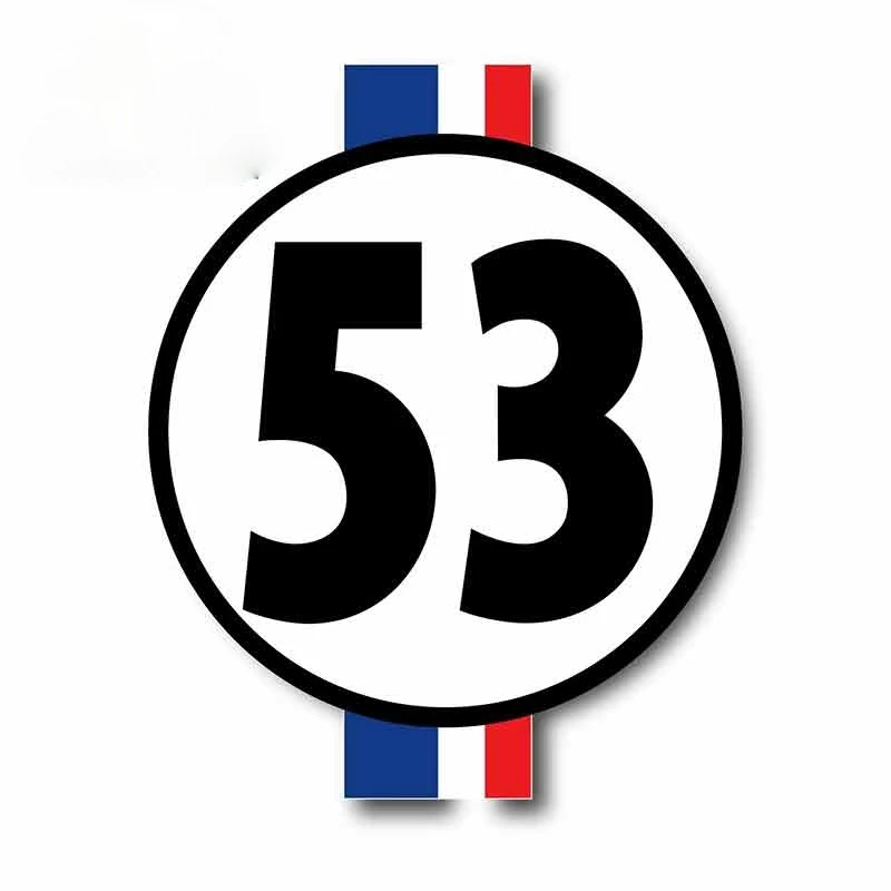 Car Accessories Nz - Araba Çıkartmaları Herbie Aşk Bug 53