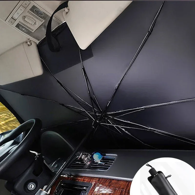 Automatic Car Sunshade - Evrensel Katlanabilir Araba Ön Camı Güneşliği,