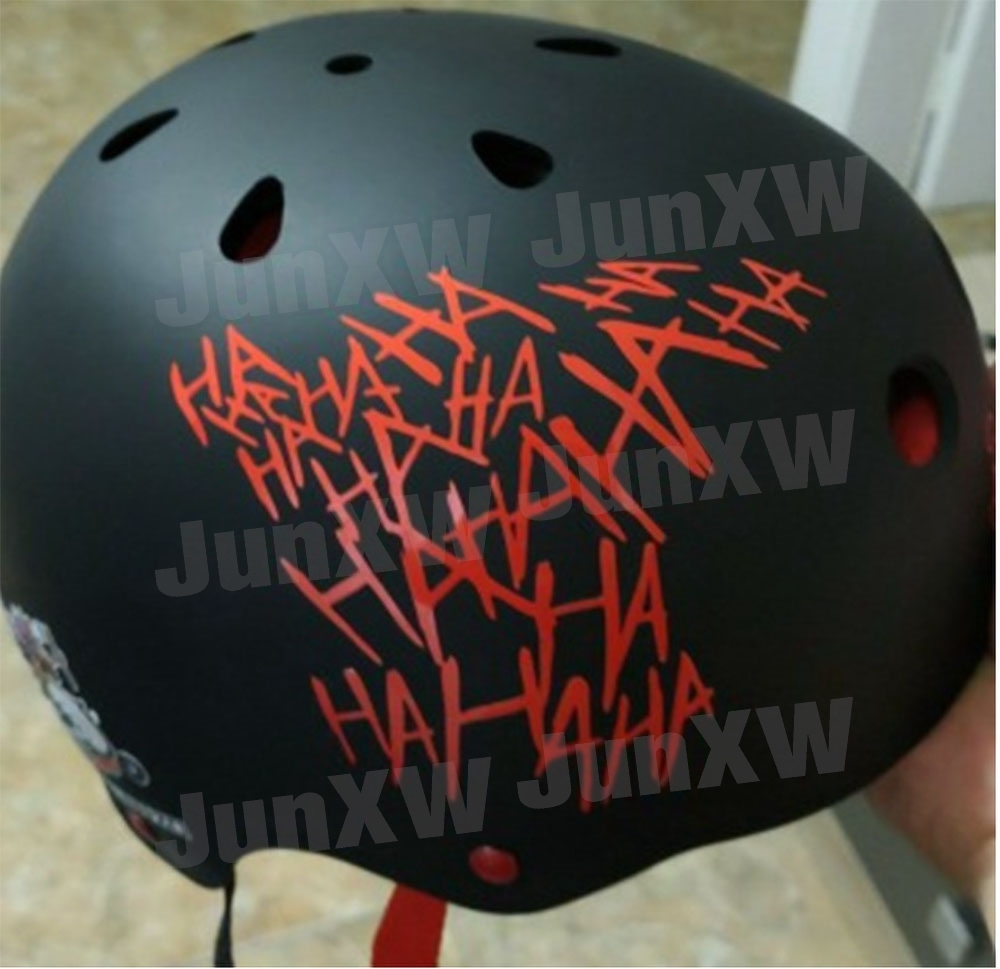 Car Accessories Joker - HaHaHa Joker Araba Sticker Komik Kask