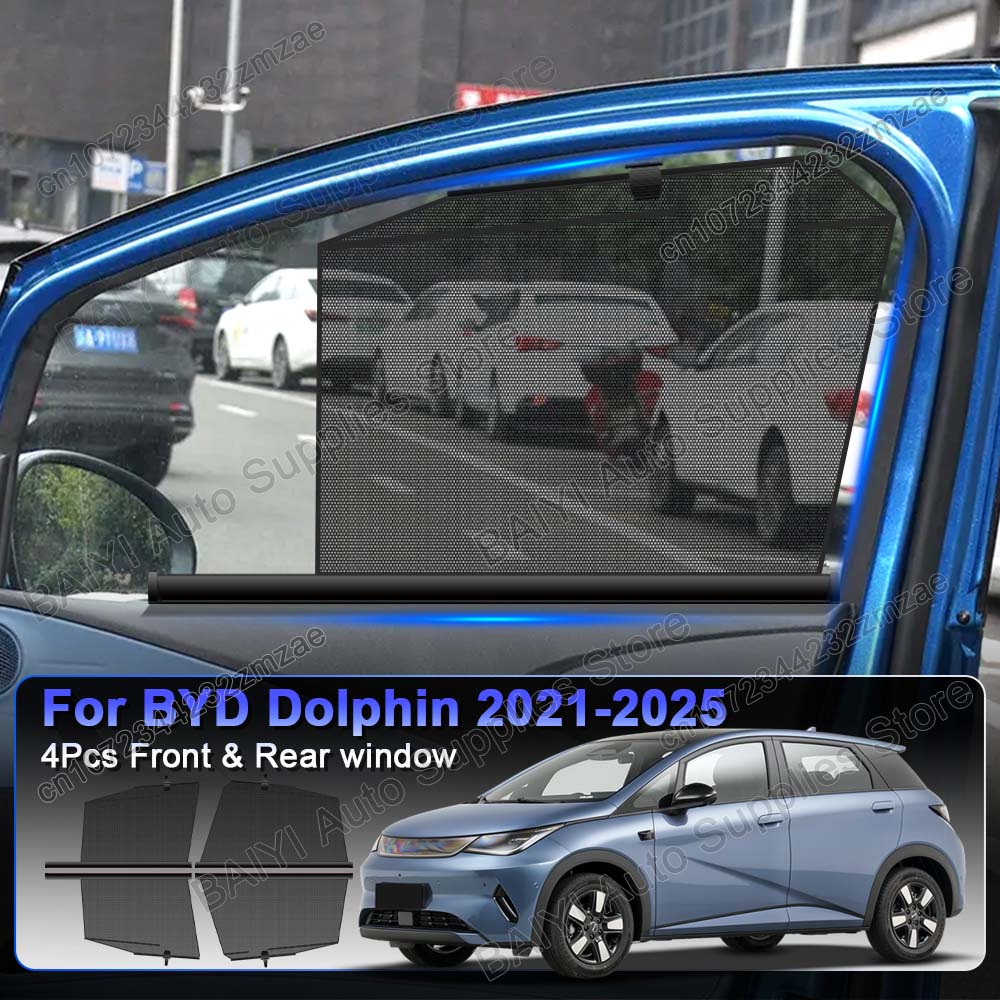 Automatic Car Sunshade - BYD Dolphin 2021-2025 Araba Kaldırılabilir Cam