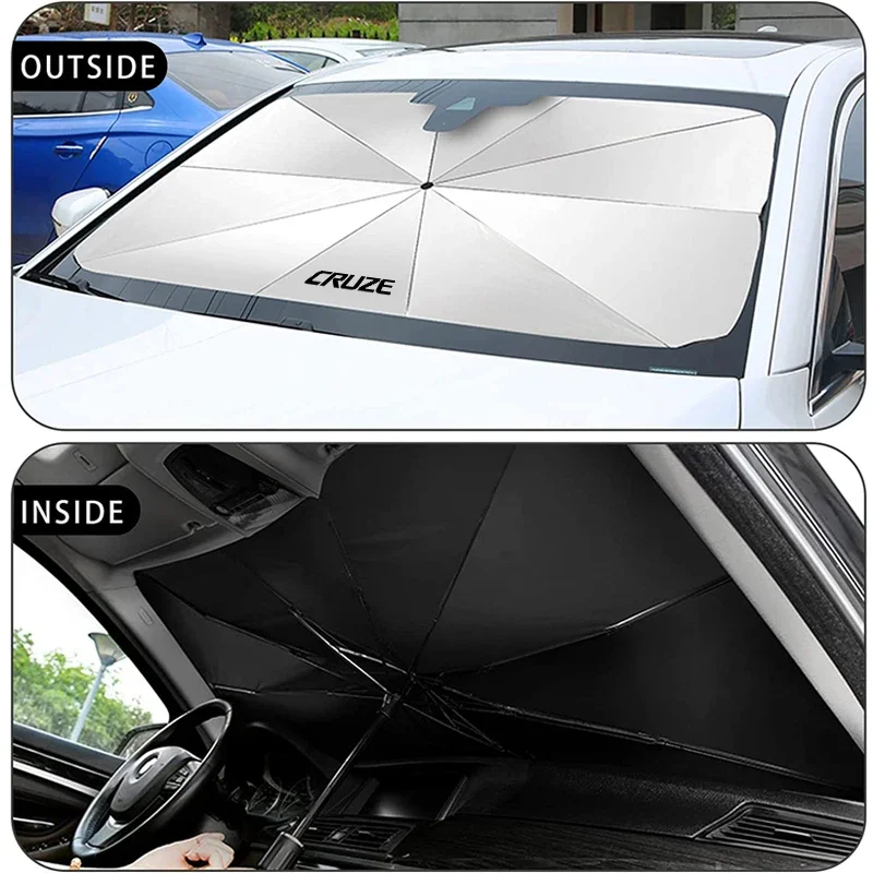 Automatic Car Sunshade - 1 adet araba ön camı güneş