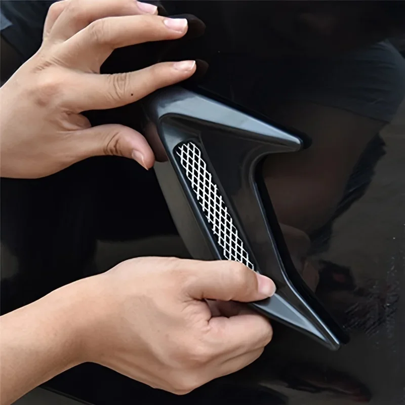 Car Accessories Nz - Karbon Fiber Evrensel Araba Köpek Balığı