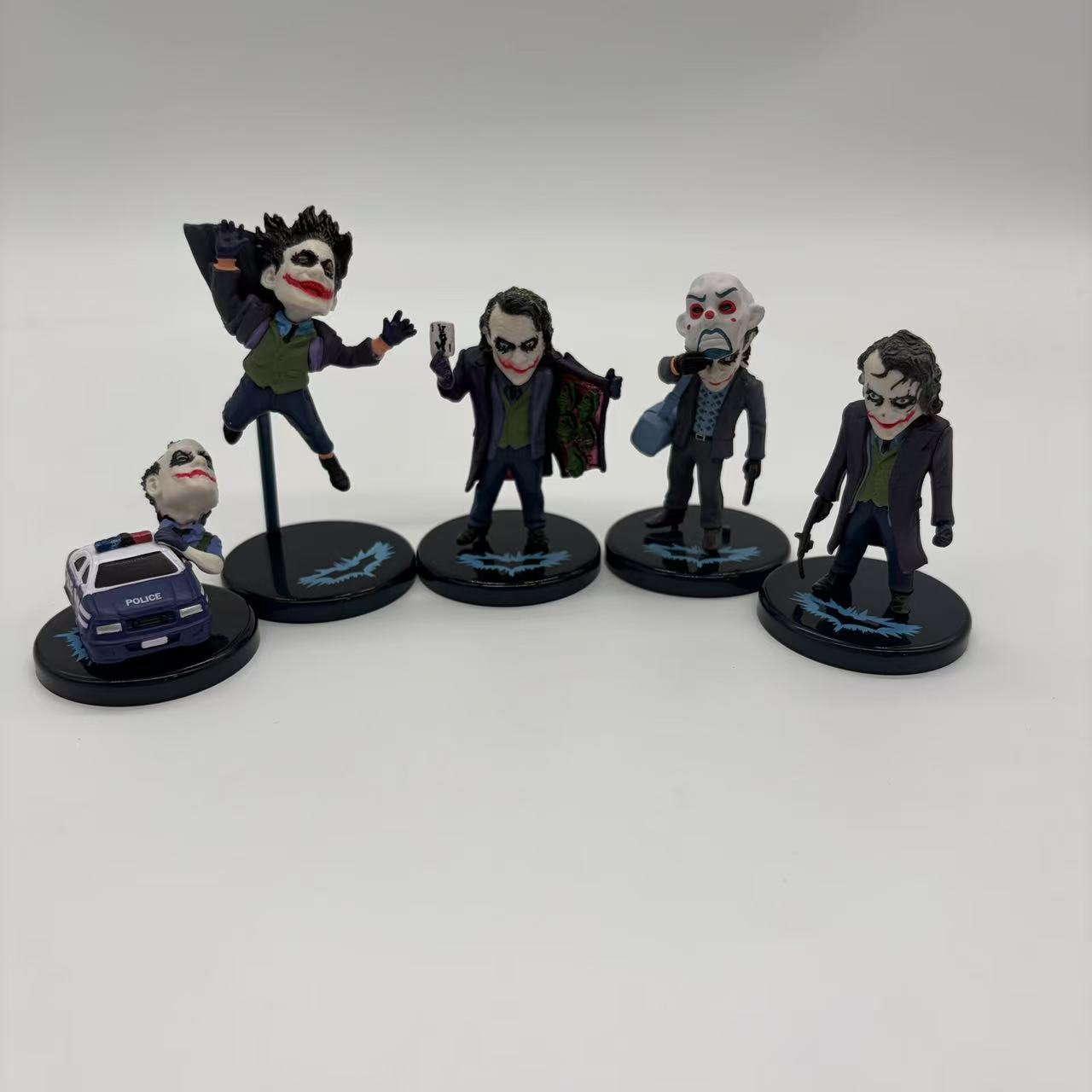 Car Accessories Joker - 5 adet/takım Kara Şövalye Joker PVC