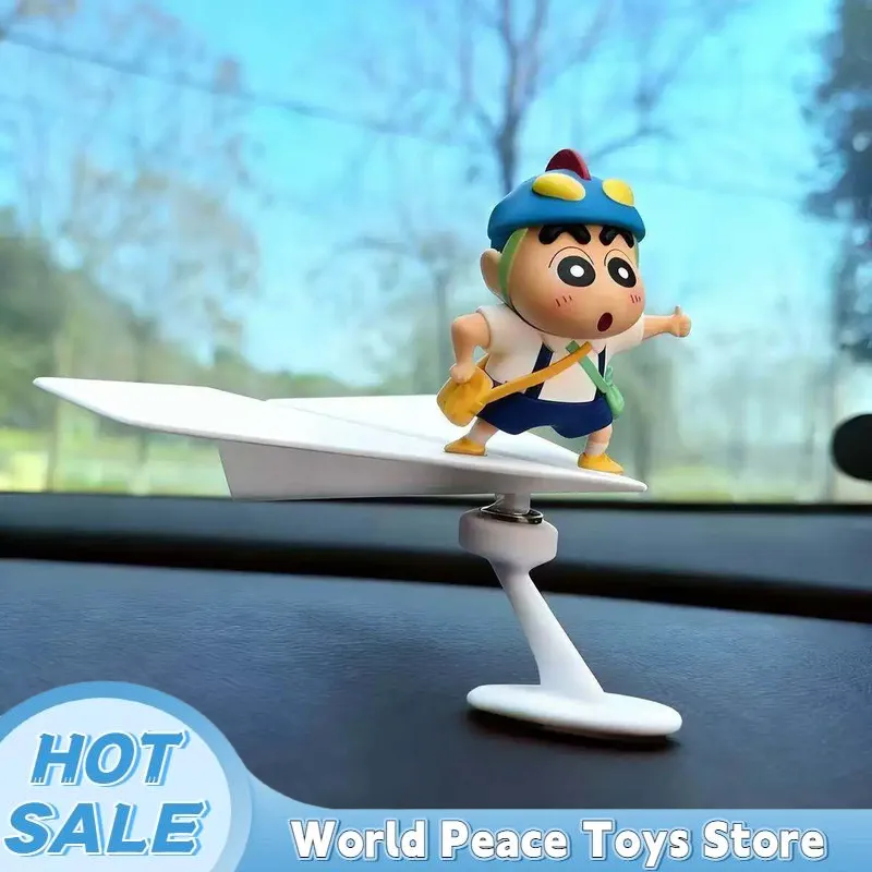Car Accessories For Interior - Döndürülebilir Uçak Şeklinde Crayon Shin-Chan Araba