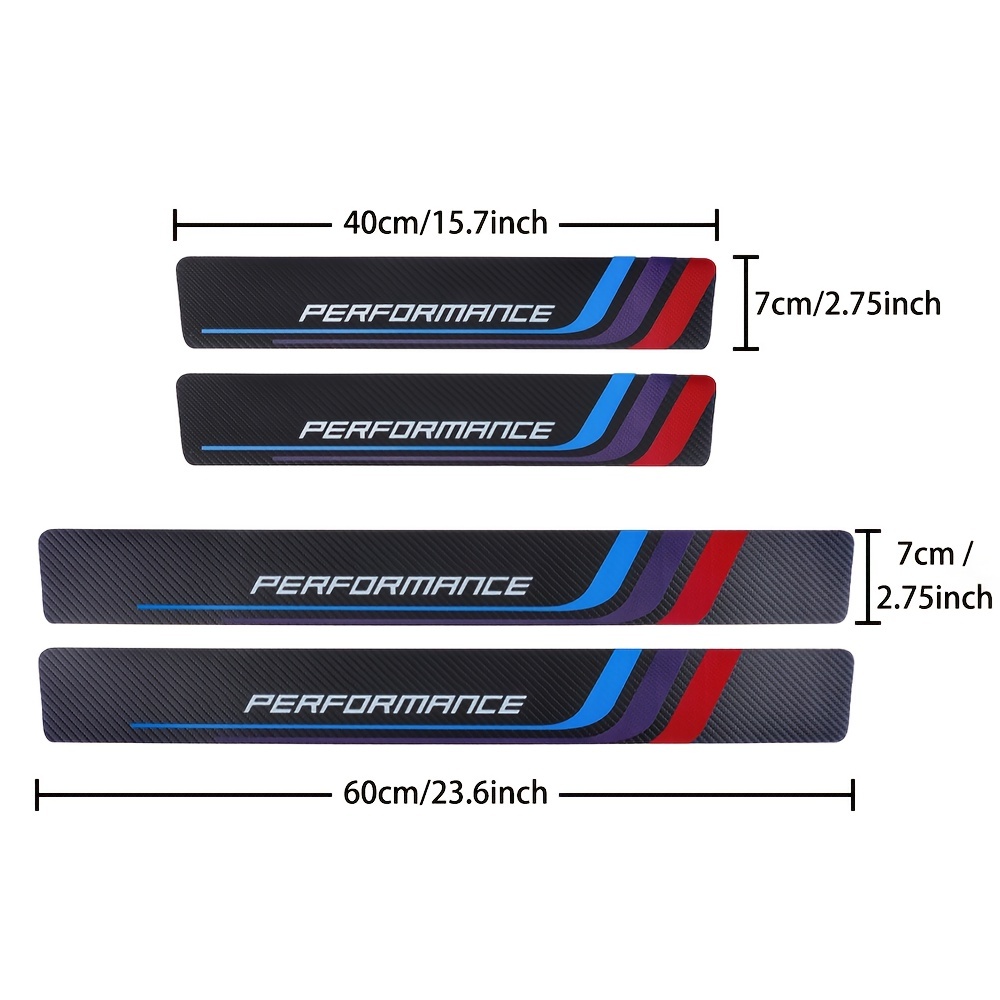 4 adet karbon Fiber eşik plaka - Car Accessories Nz incelemesi ve fiyatı
