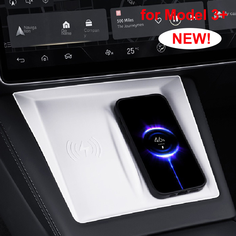 Tesla Model 3+ Highland 2024-2 - Wireless Car Charger incelemesi ve fiyatı