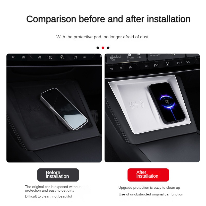 Tesla Model 3+ Highland 2024-2 - Wireless Car Charger incelemesi ve fiyatı