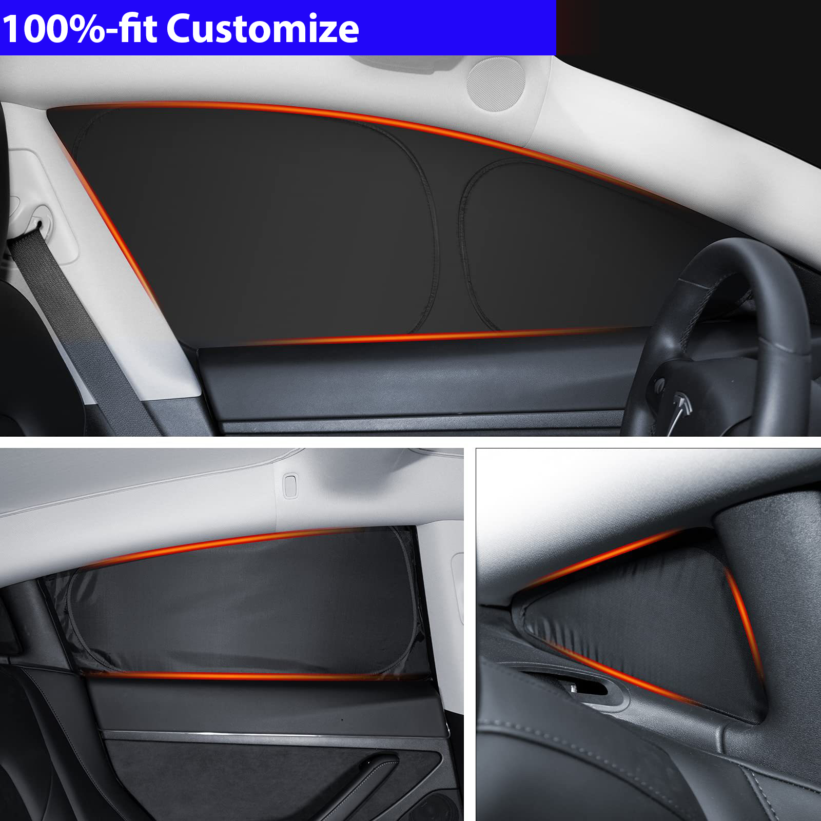 Araba Güneşliği Tesla Modeli 3 - Automatic Car Sunshade incelemesi ve fiyatı