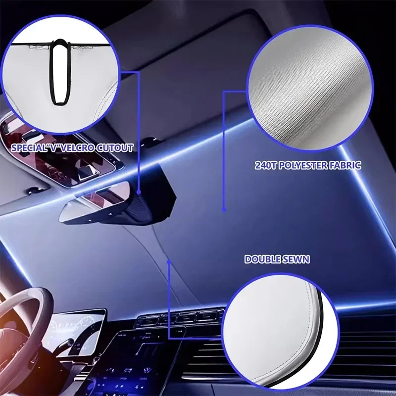 Araba ön camı güneşlik örtüsü  - Automatic Car Sunshade incelemesi ve fiyatı