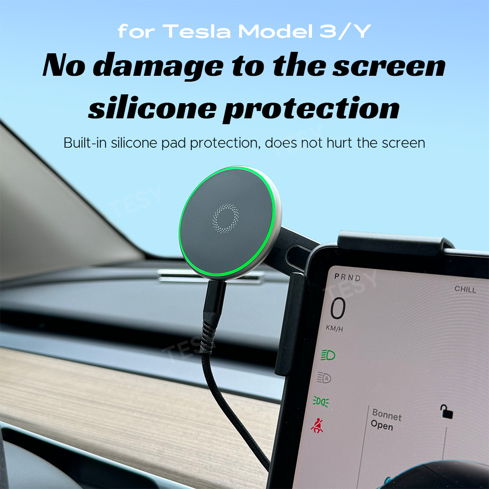 Tesla Model Y Launch 2026 2025 - Wireless Car Charger incelemesi ve fiyatı