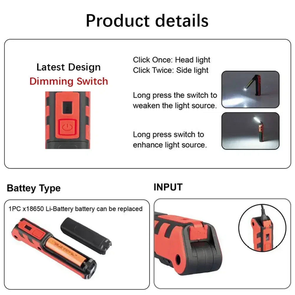 Kısılabilir COB LED Çalışma Iş - Car Accessories Hanging incelemesi ve fiyatı