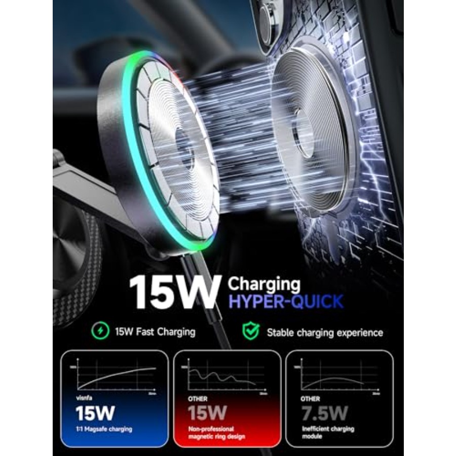 Magsafe Araç İçi Şarj Cihazı i - Wireless Car Charger incelemesi ve fiyatı