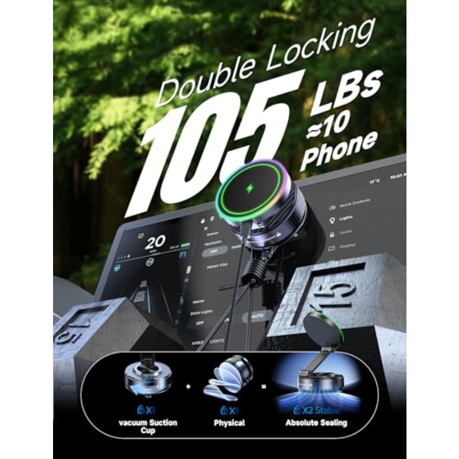 Magsafe Araç İçi Şarj Cihazı i - Wireless Car Charger incelemesi ve fiyatı