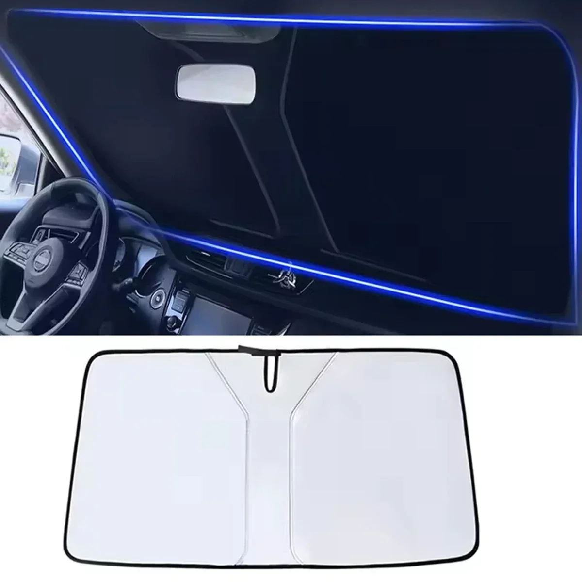 Araba ön camı güneşlik örtüsü  - Automatic Car Sunshade incelemesi ve fiyatı