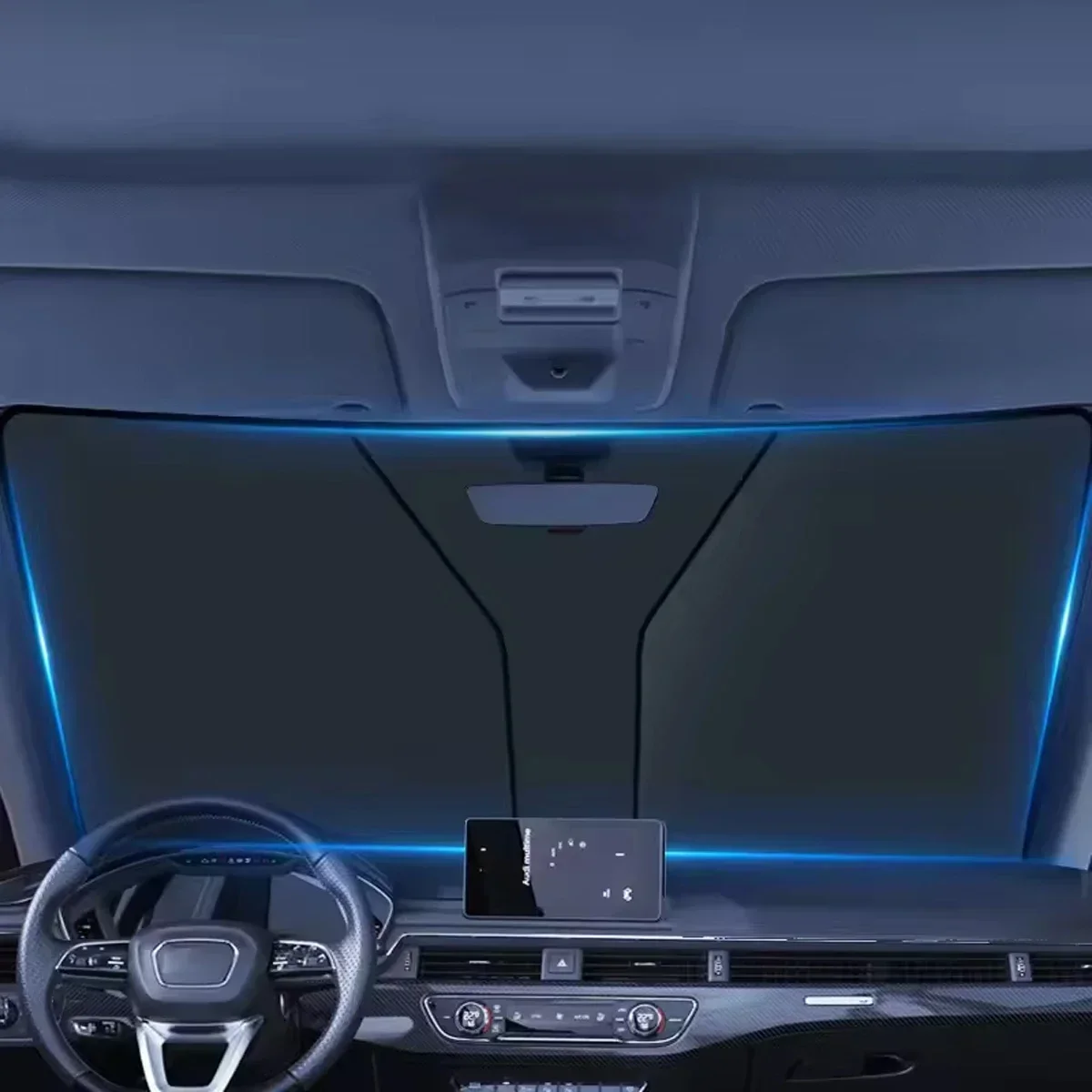 Araba ön camı güneşlik örtüsü  - Automatic Car Sunshade incelemesi ve fiyatı